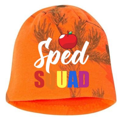 Sped Ed Sped Squad Special Education Teacher Gift Kati - Camo Knit Beanie