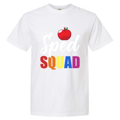 Sped Ed Sped Squad Special Education Teacher Gift Garment-Dyed Heavyweight T-Shirt