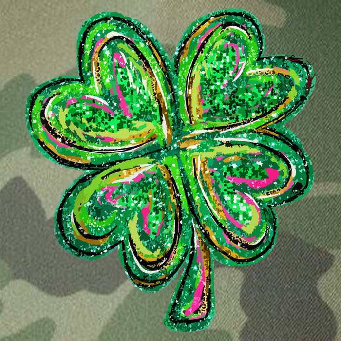 Shamrock Effect St Patricks Day Four Leaf Clover Legacy Tie Dye Trucker Hat