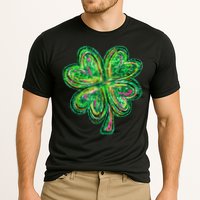 Shamrock Effect St Patricks Day Four Leaf Clover Performance Shirt
