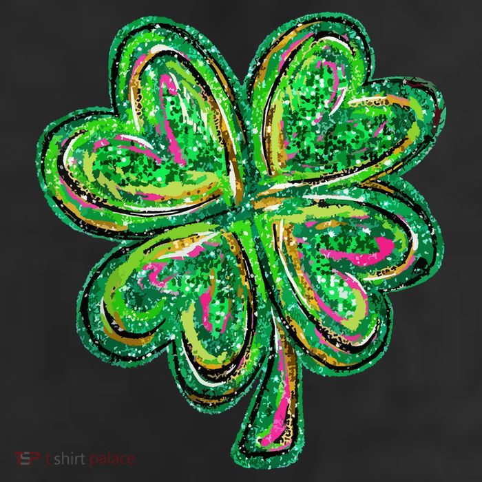 Shamrock Effect St Patricks Day Four Leaf Clover Adult Drive Performance Visor