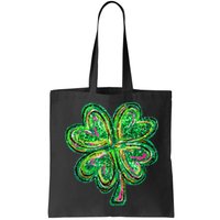 Shamrock Effect St Patricks Day Four Leaf Clover Bag