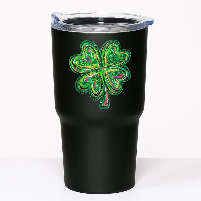 Shamrock Effect St Patricks Day Four Leaf Clover Tumbler