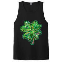 Shamrock Effect St Patricks Day Four Leaf Clover PosiCharge Competitor Tank