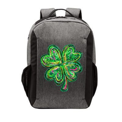 Shamrock Effect St Patricks Day Four Leaf Clover Vector Backpack