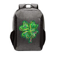 Shamrock Effect St Patricks Day Four Leaf Clover Vector Backpack