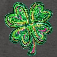 Shamrock Effect St Patricks Day Four Leaf Clover Vector Backpack