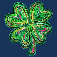 Shamrock Effect St Patricks Day Four Leaf Clover Infant Baby Jersey Bodysuit