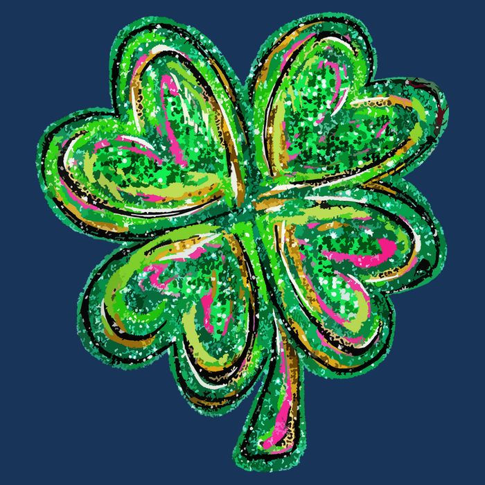 Shamrock Effect St Patricks Day Four Leaf Clover Infant Baby Jersey Bodysuit