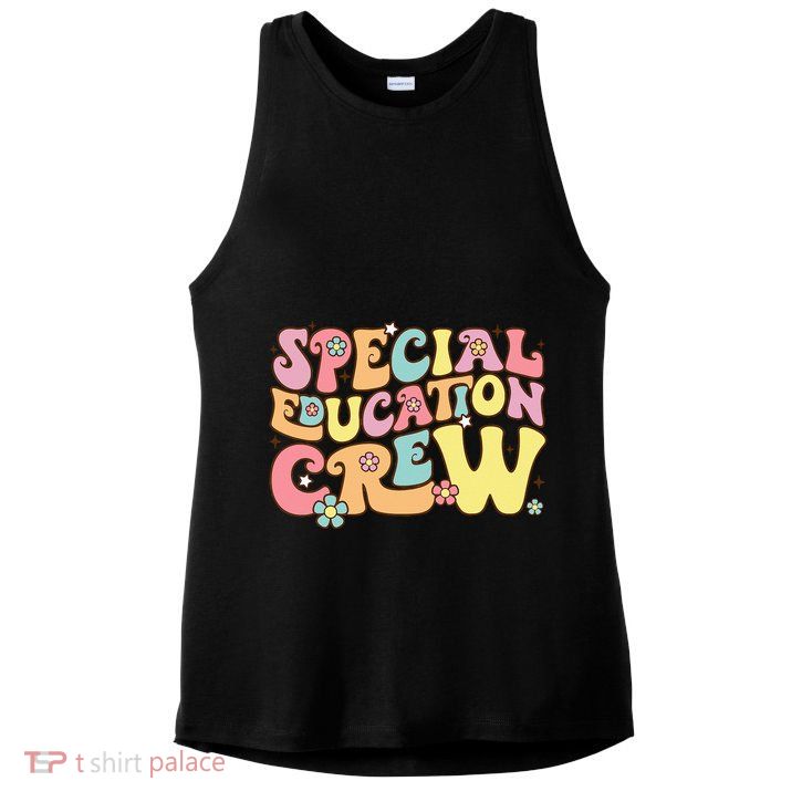 Special Educator Sped Teacher Special Education Crew Ladies PosiCharge Tri-Blend Wicking Tank
