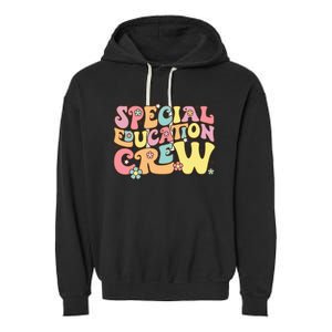 Special Educator Sped Teacher Special Education Crew Garment-Dyed Fleece Hoodie