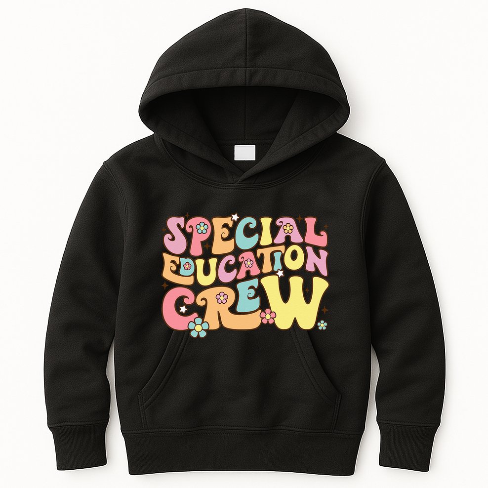 Special Educator Sped Teacher Special Education Crew Kids Hoodie