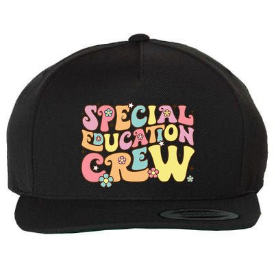 Special Educator Sped Teacher Special Education Crew Wool Snapback Cap