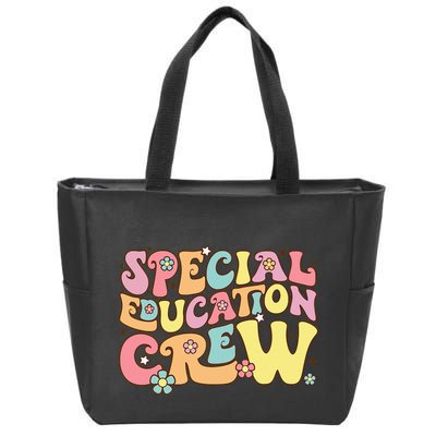 Special Educator Sped Teacher Special Education Crew Zip Tote Bag