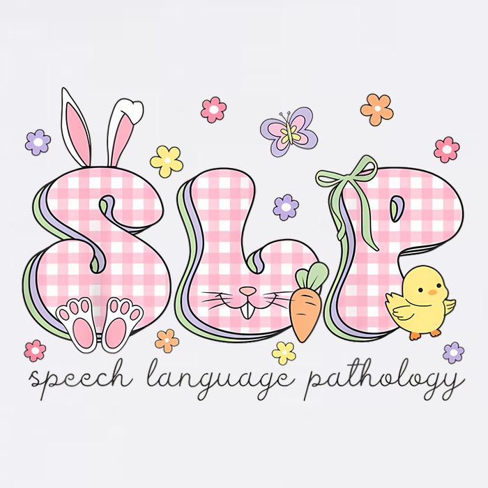 SLP Easter Speech Language Pathology Spring Speech Therapist Mousepad