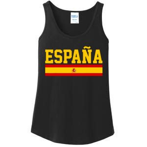 Spain Espana Spanish Flag Pride Sports Fan Soccer Gift Ladies Essential Tank