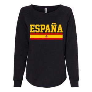 Spain Espana Spanish Flag Pride Sports Fan Soccer Gift Womens California Wash Sweatshirt