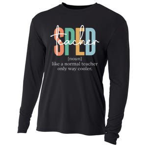 Special Education Sped Teacher Definition Cooling Performance Long Sleeve Crew