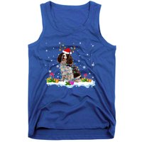 Santa English Springer Spaniel Christmas Santa Reindeer Dog Great Gift Tank Top