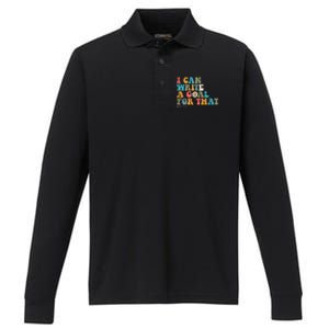 Special Education Sped Teacher I Can Write A Goal For That Performance Long Sleeve Polo