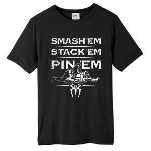 Smash Em Stack Em Pin Em Tall Fusion ChromaSoft Performance T-Shirt