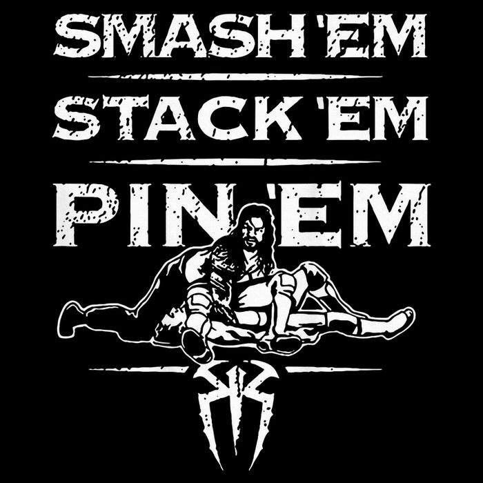 Smash Em Stack Em Pin Em Drawstring Bag