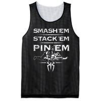 Smash Em Stack Em Pin Em Mesh Reversible Basketball Jersey Tank