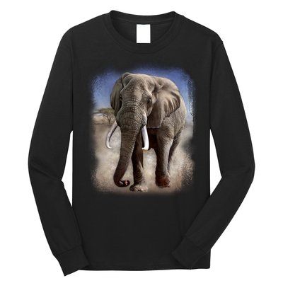 Safari Elephant Long Sleeve Shirt