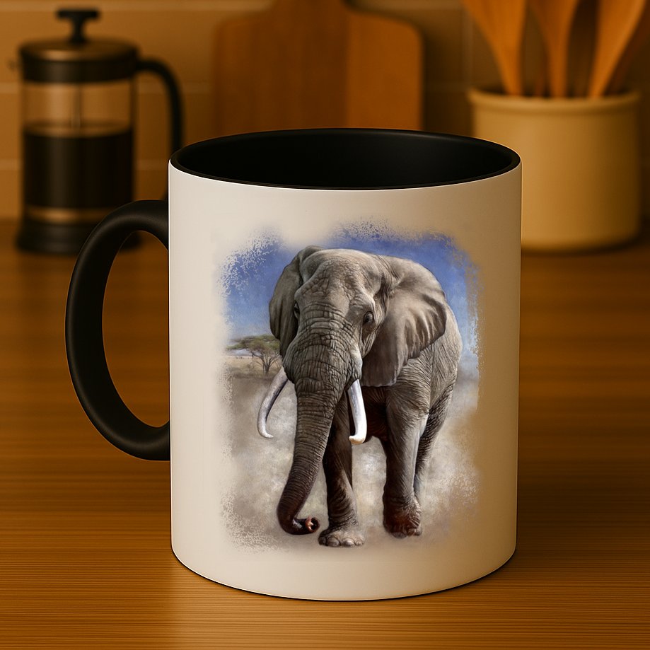 Safari Elephant Mug