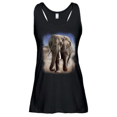 Safari Elephant Ladies Essential Flowy Tank