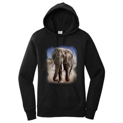 Safari Elephant Women's Pullover Hoodie