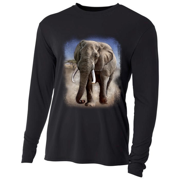 Safari Elephant Cooling Performance Long Sleeve Crew