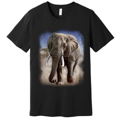 Safari Elephant Premium T-Shirt