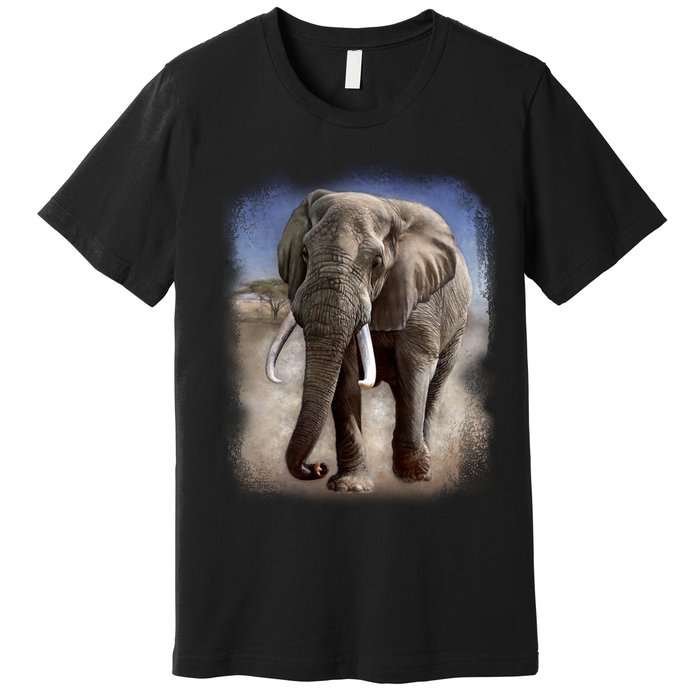 Safari Elephant Premium T-Shirt