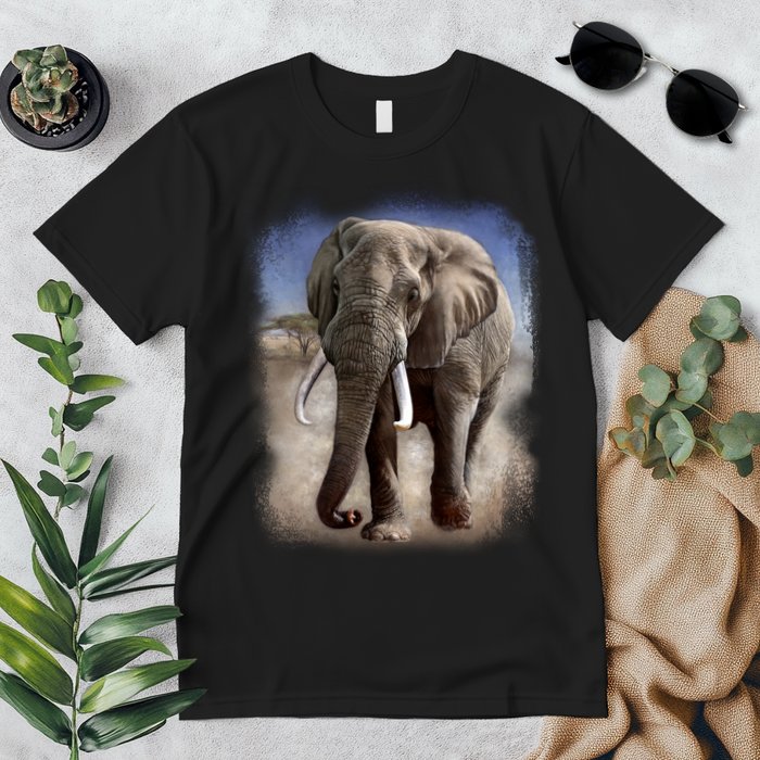 Safari Elephant Premium T-Shirt