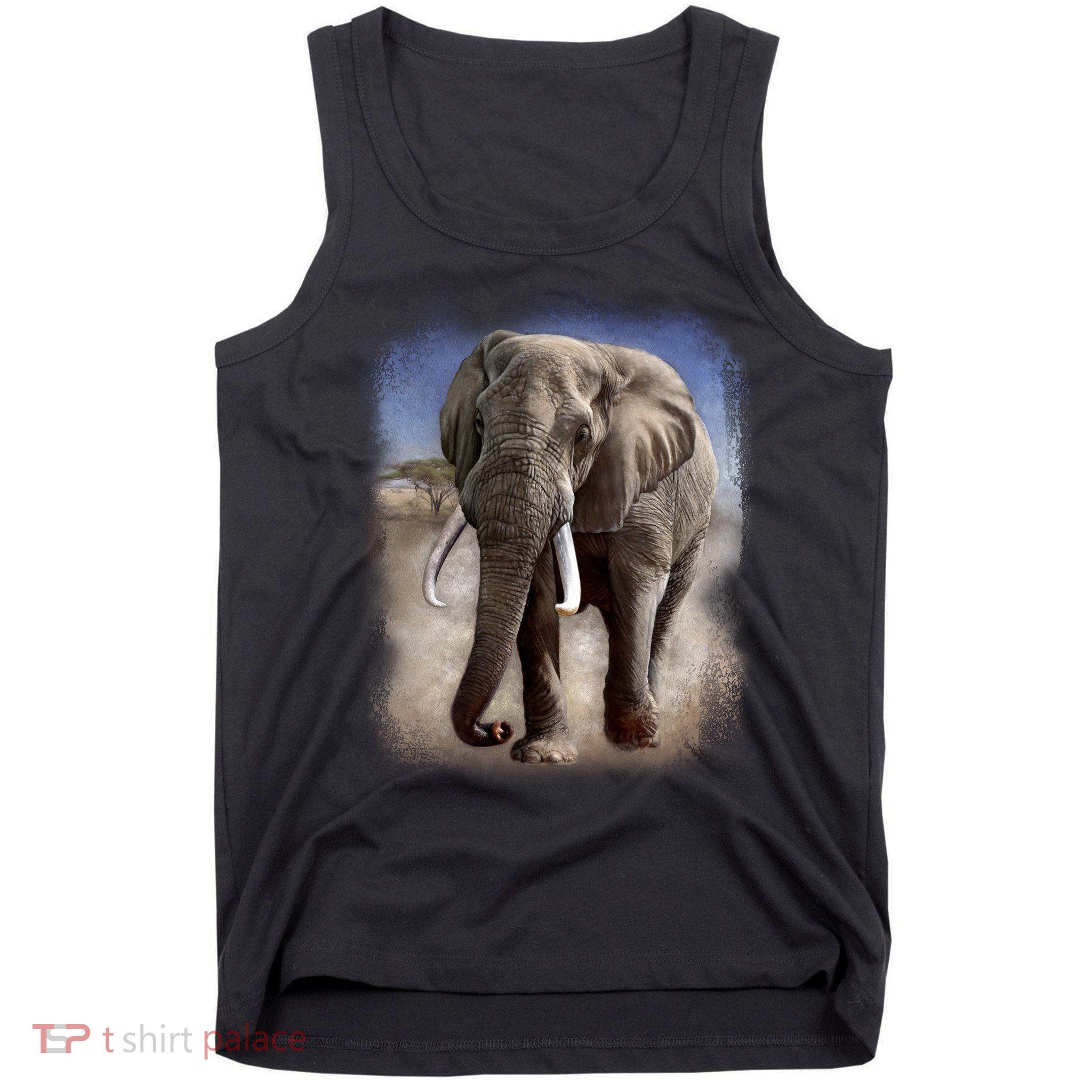 Safari Elephant Tank Top