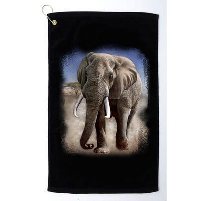 Safari Elephant Golf Towel