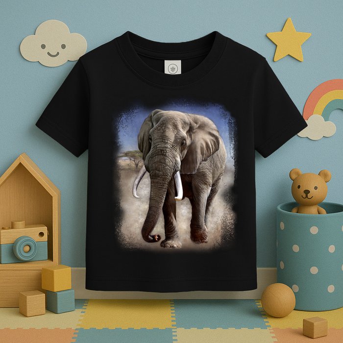 Safari Elephant Toddler T-Shirt