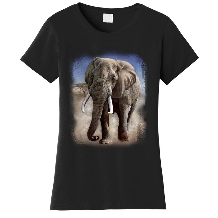 Safari Elephant Women's T-Shirt