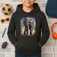Safari Elephant Kids Hoodie