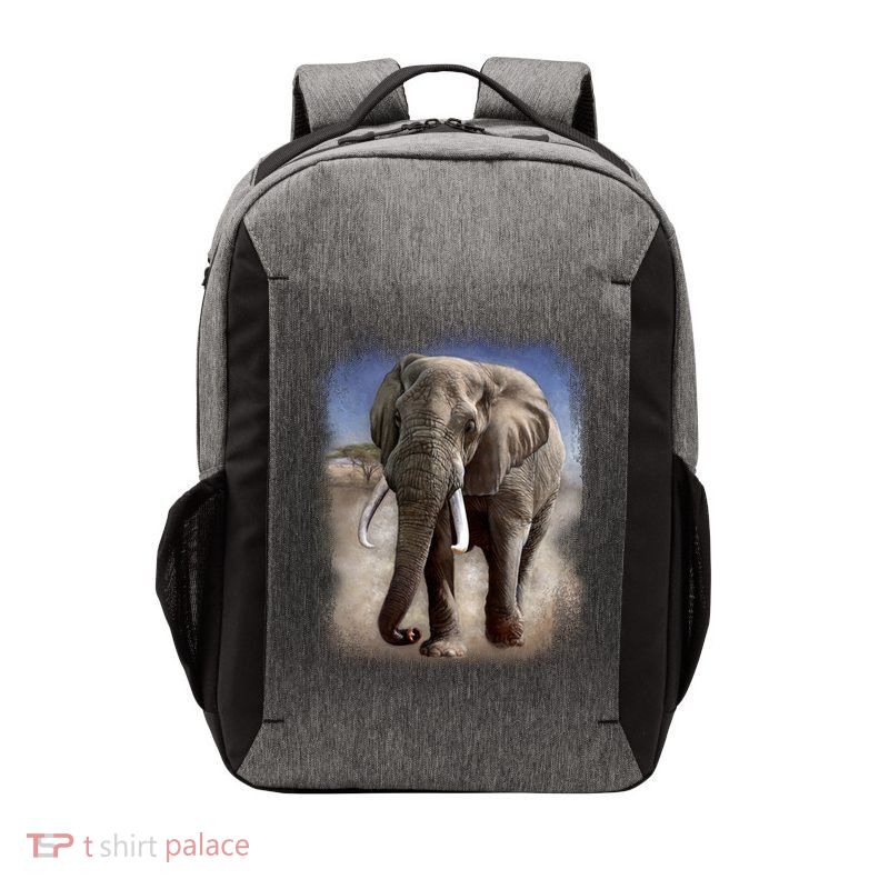 Safari Elephant Vector Backpack