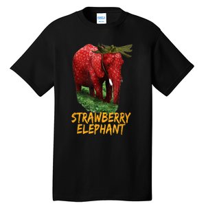 Strawberry Elephant Tall T-Shirt