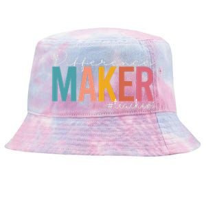 Special Education SPED Difference Maker Teacher Tie-Dyed Bucket Hat