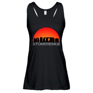 Stonehenge England Stones Archaeologist Wonders Gift Ladies Essential Flowy Tank