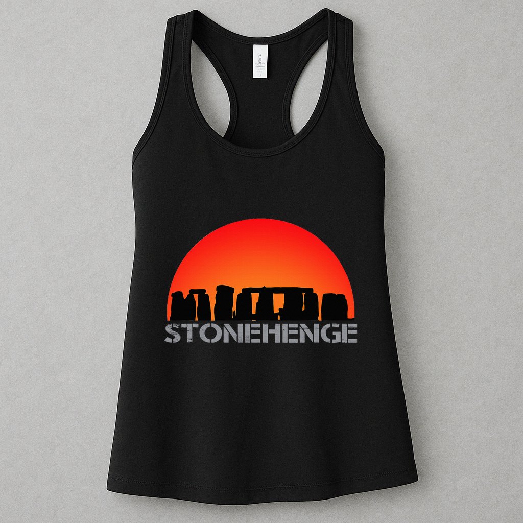 Stonehenge England Stones Archaeologist Wonders Gift Womens Tank Top