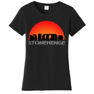 Stonehenge England Stones Archaeologist Wonders Gift Women's T-Shirt