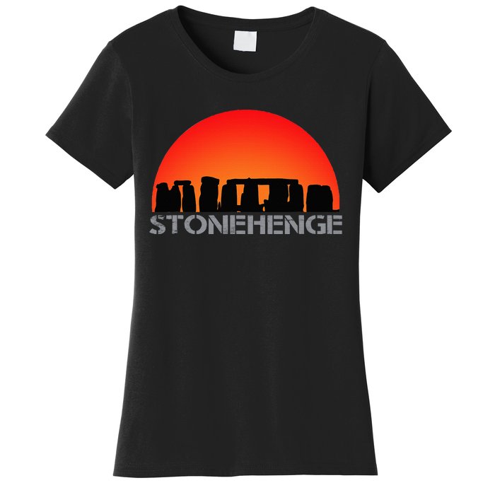 Stonehenge England Stones Archaeologist Wonders Gift Women's T-Shirt