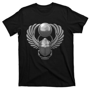 Silver Egyptian Scarab T-Shirt