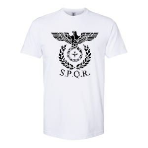 Spqr Eagle Standard Emblem Of The Roman Empire Softstyle CVC T-Shirt