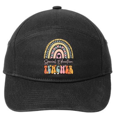 Special Education SPED Teacher Speducator Groovy Cute 7-Panel Snapback Hat